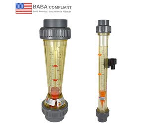 KSM All Plastic Flow Meter and Switch