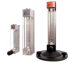 UMR - UXR - URA Glass Tube Variable Area Flow Meter