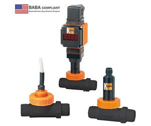 DPL All-Plastic Low Flow Paddle Wheel Flow Meter